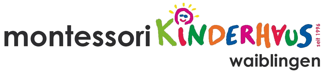 Logo des Montessori Kinderhaus Waiblingen mit transparentem Hintergrund.